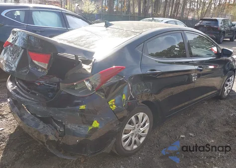 2012 Hyundai Elantra Gls из США, поврежденный, VIN 5NPDH4AE3CH139817